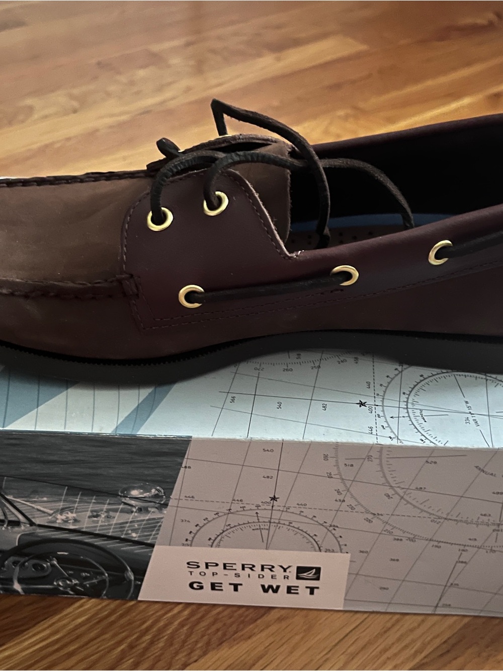 Sperry Top Sider -Brown Leather 2-Eye Boat Shoe
